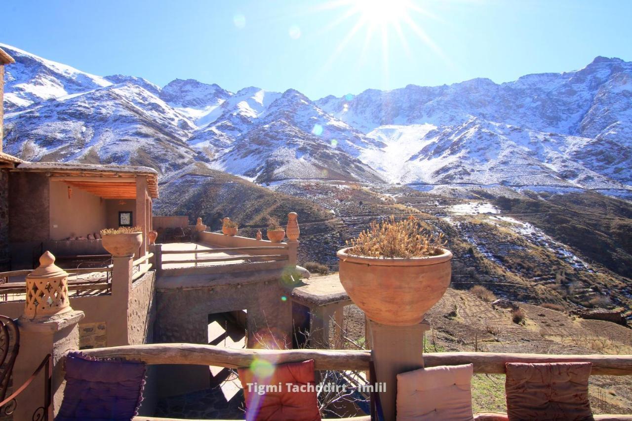 Tigmi Tachddirt - Imlil Les Montagnes De L'Atlas Tacheddirt ภายนอก รูปภาพ